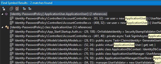 Visual Studio 2015 screenshot