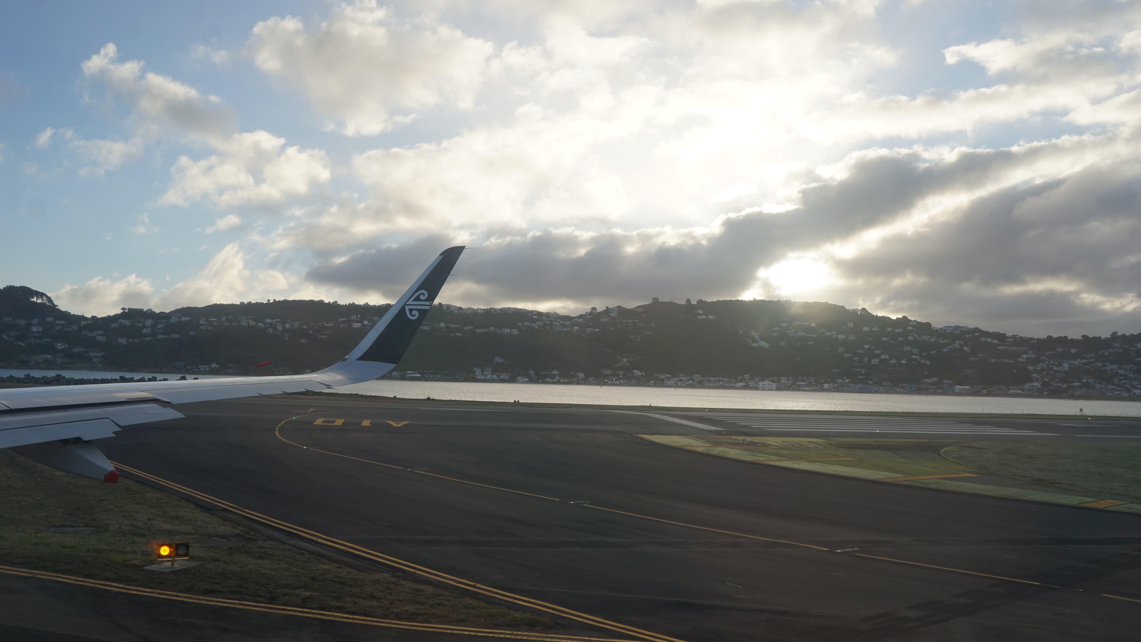 Leaving Wellington, New Zealand